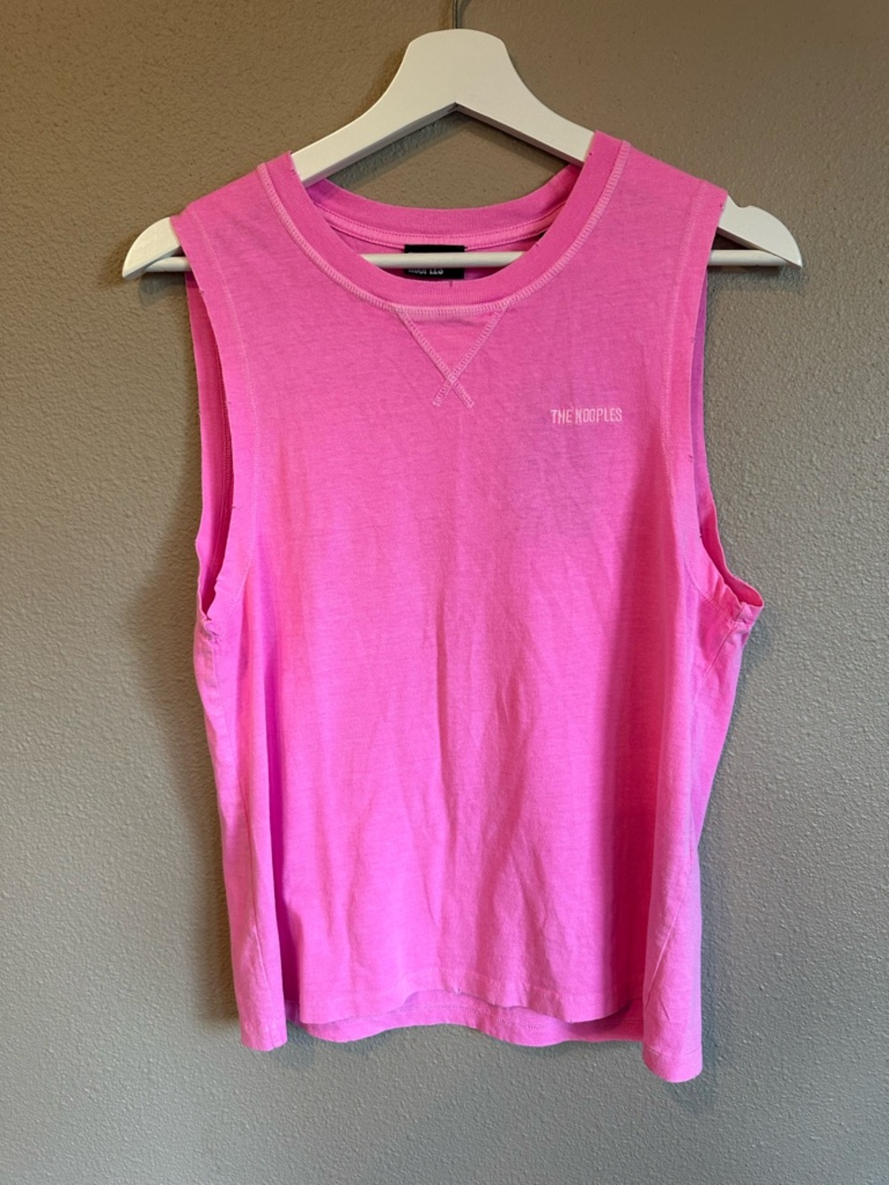 The Kooples Pink Sleeveless Muscle Tank